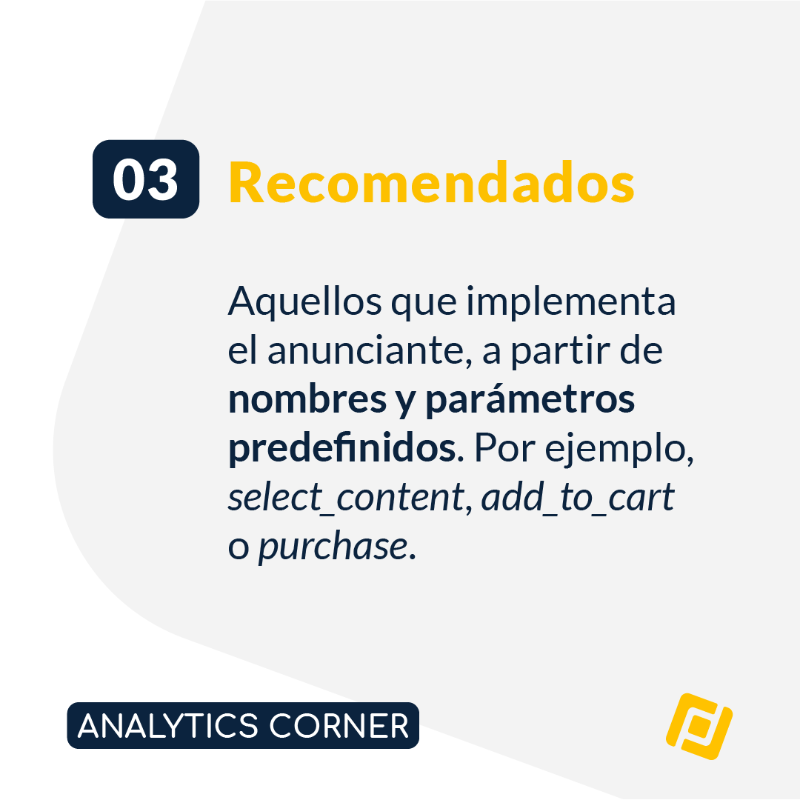 EsProfile's tweet photo. Los #eventos permiten medir las interacciones de los usuarios en un sitio web o en una app 📊 y en #GA4 son más relevantes que nunca 🌟. Analizamos los tipos de eventos que existen en #GoogleAnalytics4. ¡Descúbrelos! 👇
#digitalanalytics #digitalanalyst #webanalytics