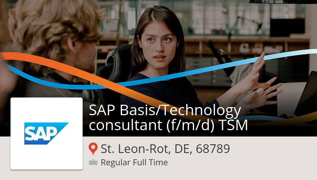 #SAP stellt eine/n SAP Basis/#Technology #consultant (f/m/d) TSM ein in #StLeonRotDE68789, bewerbe dich jetzt! #stelle workfor.us/lifeatsap/h85y… #JobsAtSAP