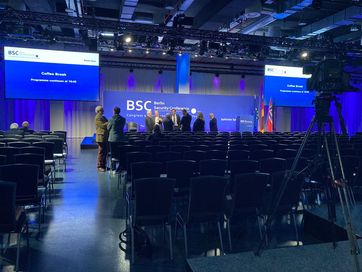 BriceLfbv's tweet photo. Getting started for a very insightful day at the Berlin Security Conference! #bsc22 https://t.co/FiOSA20Vzb
