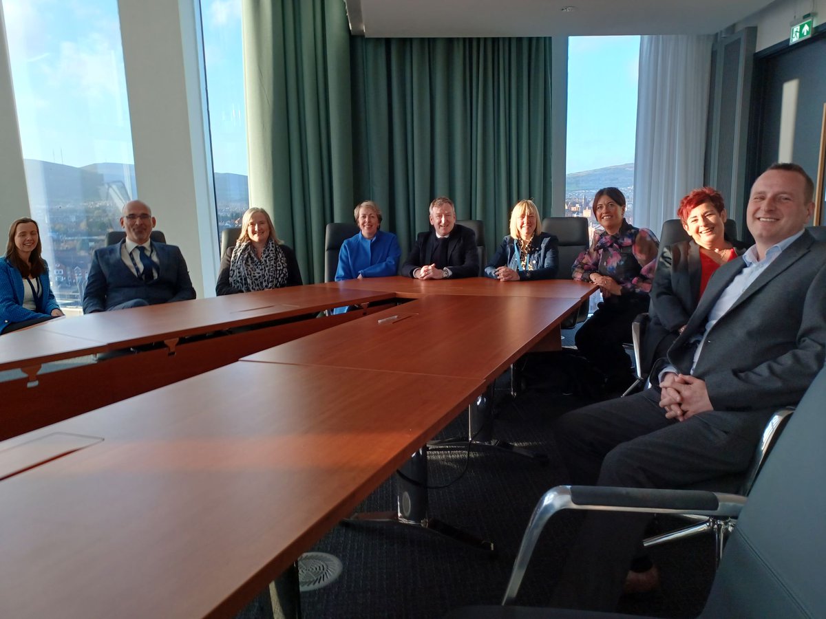 A great engagement with colleagues from <a href="/bfastmet/">Belfast Met</a>, <a href="/srcchat/">Southern Regional College</a>, <a href="/swccollege/">South West College</a>, <a href="/S_ERC/">South Eastern Regional College</a> and <a href="/NRCCollege/">NRCcollege</a> at @academybelfast exploring collaborative opportunities to drive forward the agenda on skills and career development in the hospitality and tourism sectors #Partnership #Innovation