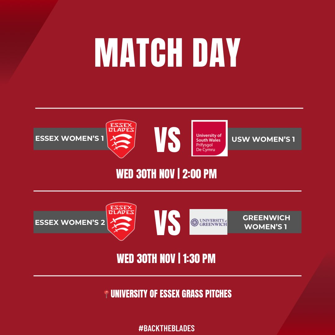 It’s finally game day for both teams and at home 😍

Make sure you come and support them ❤️🖤❤️🖤
#backtheblades