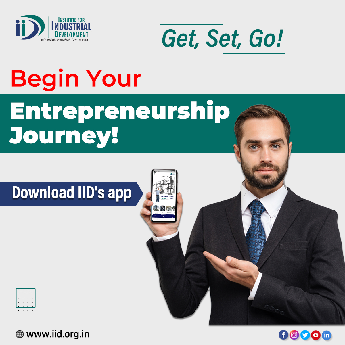 IIDIncubator's tweet photo. Download the app for 100% guidance on your Industrial Journey! Get on board with us, and get on board for growth. Download the app. Click the link below-
For Android: https://t.co/U3LRDIOAk1
For iOS: https://t.co/HluxMa48Hp
.
.
.
.
#EntrepreneurshipJourney #DownloadAppNow https://t.co/9PE7KpP0C4