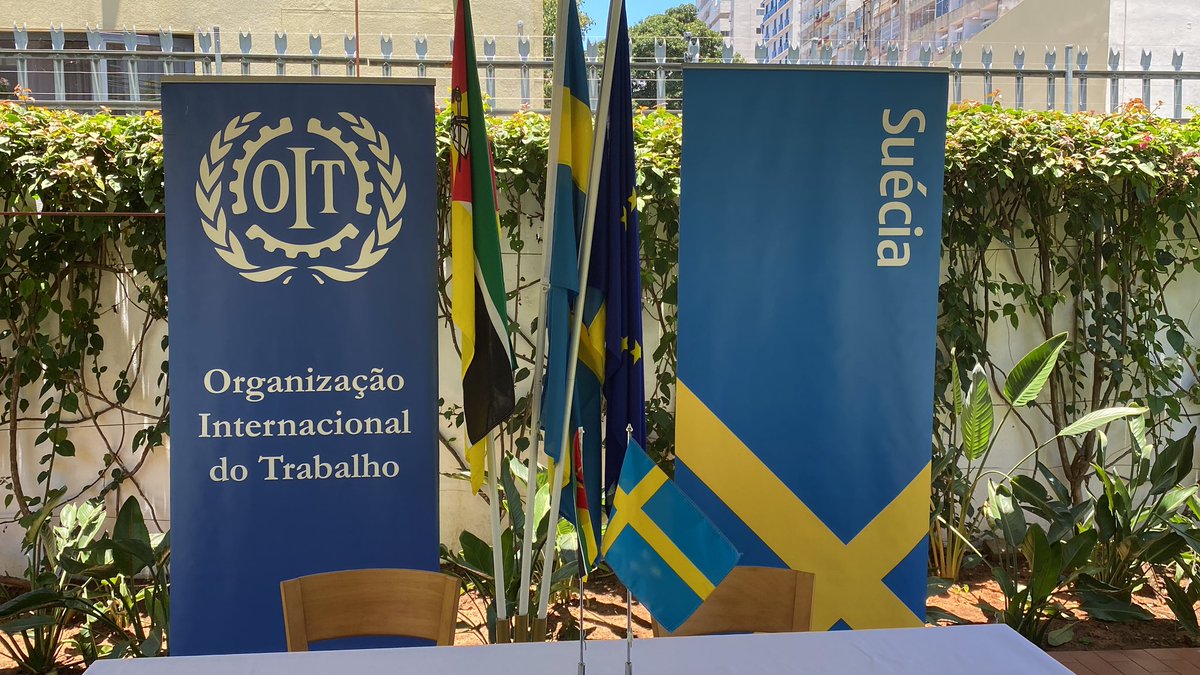 @ilolusaka and @SwedeninMZ have signed a USD$ 16, 349 million MozTrabalha phase II project to be implemented for 5-years in Mozambique. This is a testimony to strong relationship and partnership between Govt, partners, Swedish Govt and @ilo.