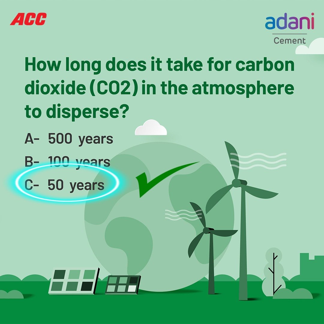 A. 17 TREES ✔️
C. 50 YEARS ✔️

Thank you for this Awesome contest 🔖
Tag My Friends 🔻
<a href="/Sakthivj031/">Sakthi_vj</a> 
<a href="/LSundaragopal/">Latha Sundaragopal</a>
<a href="/sakthi_vj_31/">s@kthi_vj</a>  
<a href="/ganith333/">Ganith Tamizhan</a> 
<a href="/abhi541988/">Abhishek Chakraborty 🇮🇳🏏</a>

#ContestAlert #sustainability 
#greenfuture <a href="/ACCLimited/">ACC Limited</a>