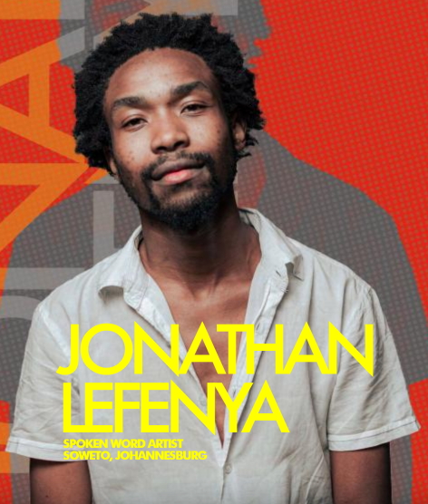 _RightToSpeak's tweet photo. The Right To Speak Catalogue is available for download. 
Today's featured poet is @lefenyajonathan 
His work flings open the narrow window of language through which we are accustomed to describing reality. 
Download the catalogue here: https://t.co/0TohnVDQPg https://t.co/HxL8lLZLyo