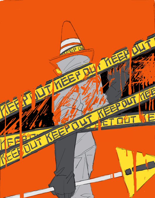 「caution tape keep out」 illustration images(Latest)