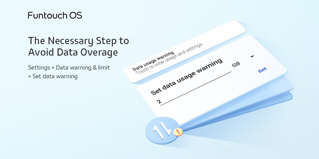 OriginOS_Global's tweet photo. Donโt forget to #SetDataWarning at the beginning of the new month.
Easily enable you to avoid data overage. ๐
๐Simply #RT & reply to win!
๐ Theme Redeem Code: 3 random winners!
#vivo #FuntouchOS #DataManagement #Tips https://t.co/ueq2ptSHqV