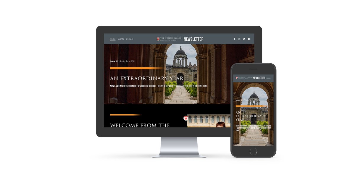 ⭐️ Case Study ⭐
️
For a number of years, @QueensCollegeOx has produced an annually published newsletter in both printed hard copy and digital PDF formats. Their team saw an opportunity to move to an entirely online format and engaged us to assist.

Read: ow.ly/Jxez50LNx1b