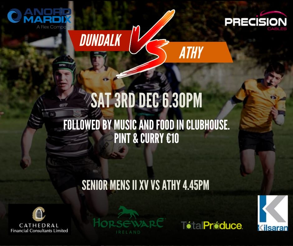 DundalkRFC's tweet photo. Let’s get out to the Mill Road to support the lads 💪💪 https://t.co/PV0JF2zWIL