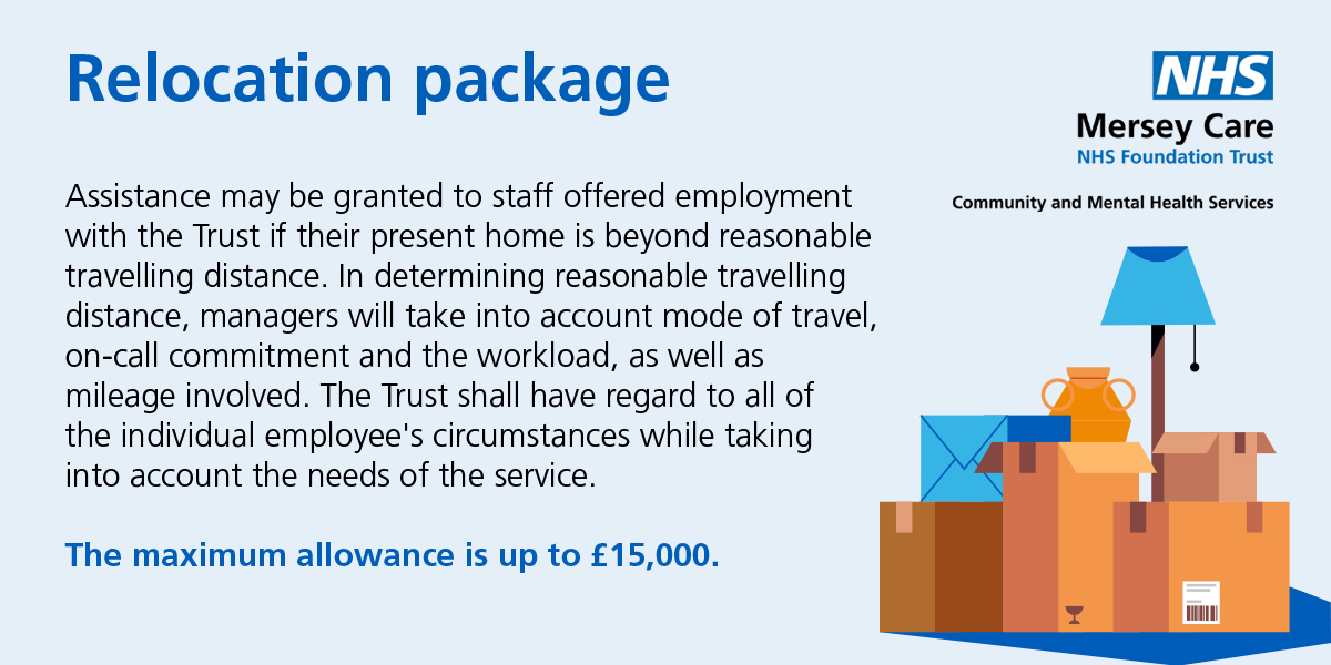 Mersey_CareJobs's tweet image. Sceptical about joining us from further afield?

Take a look at our #relocationpackage 💙

#SpreadYourWings and join the @Mersey_Care family!

#nhsjobs #nhsrecruitment #merseysidejobs #relocate #jobsearch #jobhunting