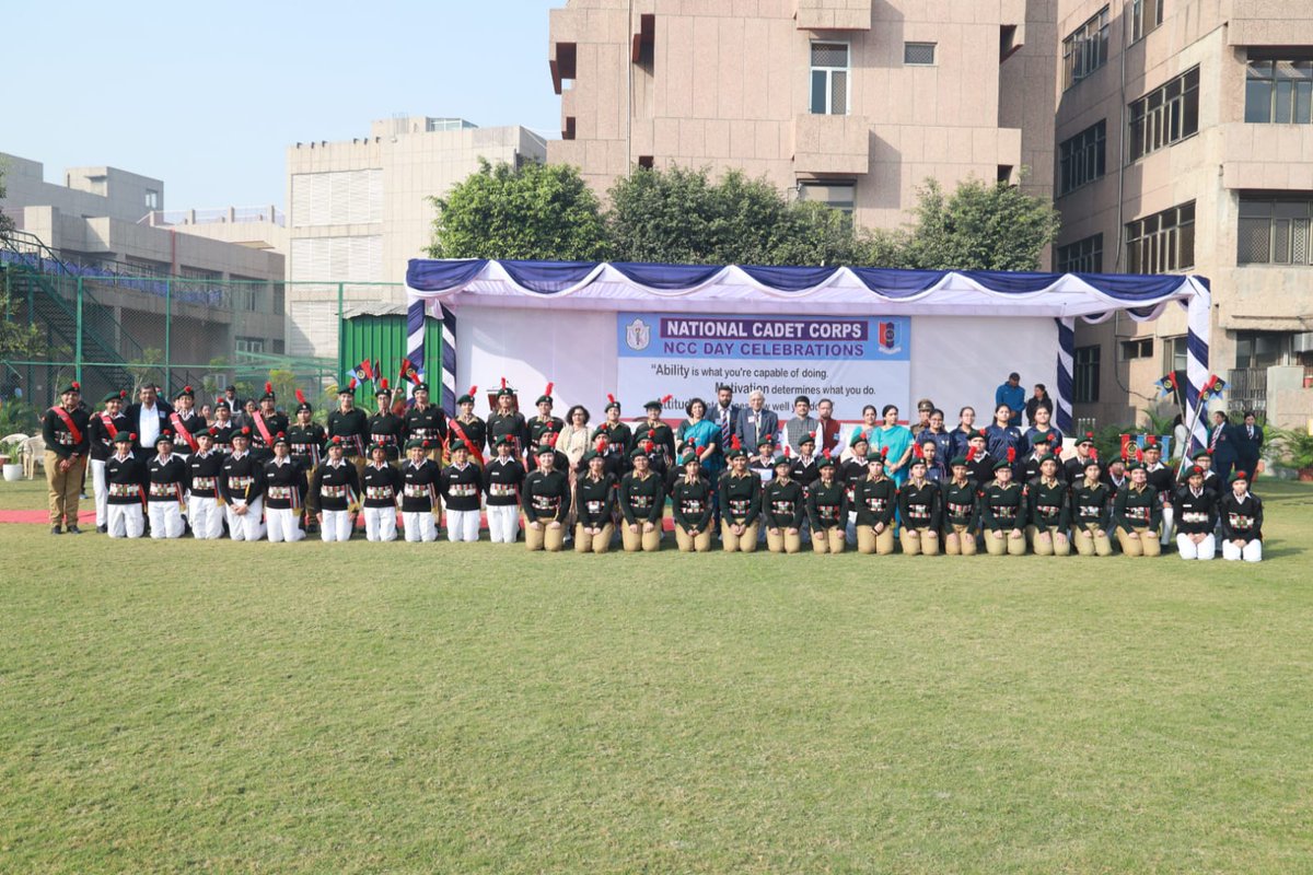 dpsfbd19's tweet photo. On Nov.28,2022, NCC day was celebrated in Delhi Public school Faridabad in the presence of the Chief Guest, Retired Major General Pramod Saighal.Ranks were awarded and Certificates were distributed to the cadets.@HQ_DG_NCC https://t.co/lws2b6ikcu