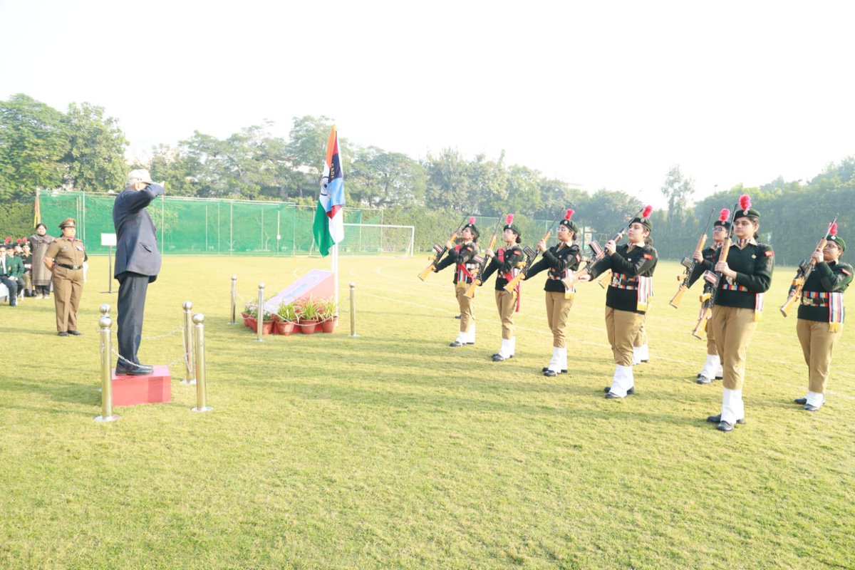 dpsfbd19's tweet photo. On Nov.28,2022, NCC day was celebrated in Delhi Public school Faridabad in the presence of the Chief Guest, Retired Major General Pramod Saighal.Ranks were awarded and Certificates were distributed to the cadets.@HQ_DG_NCC https://t.co/lws2b6ikcu
