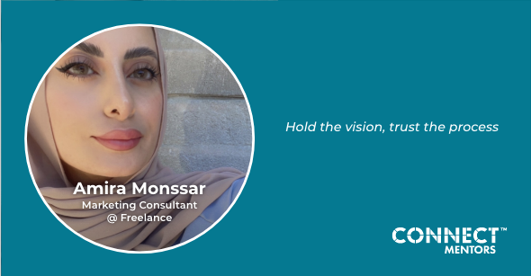 Happy to introduce you to our latest mentor Amira Monssar!

Amira has joined the Connect Mentors community to support others and to build organic and trusting relationships 🤗 

connectmentors.com/mentors/amira-…

It's a pleasure to have you onboard Amira! 

#connect #support #HR #mentors