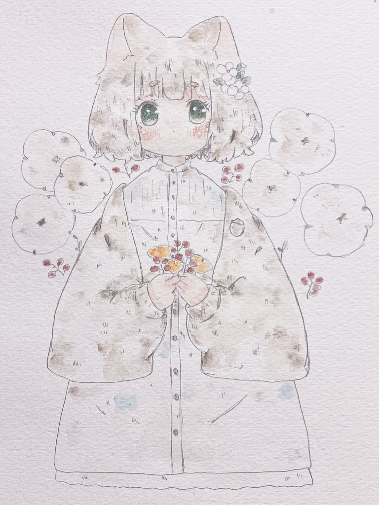 #今月描いた絵を晒そう
こっちは一枚だけだった
でもたくさん描きました…🌱 