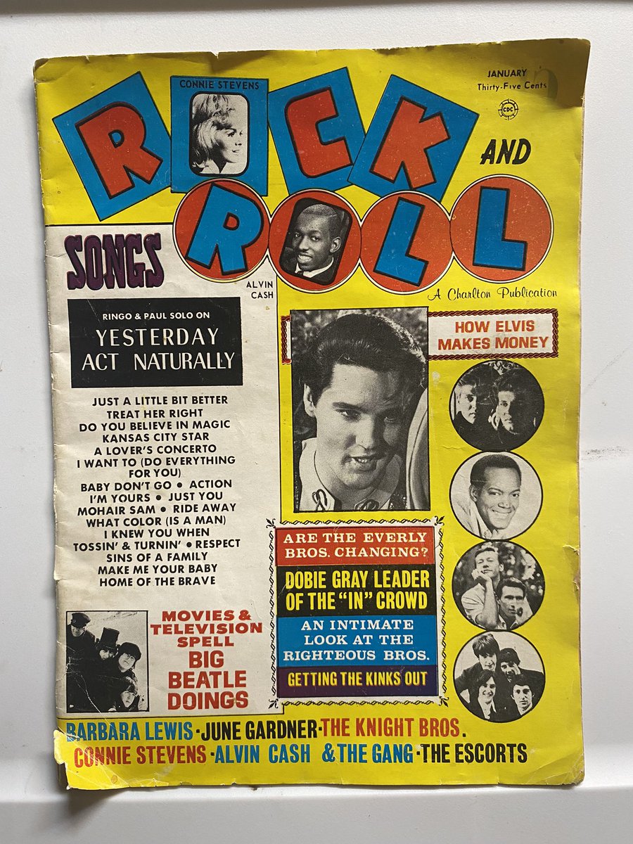 Found a 1965 magazine and was fascinated with the ads - old times but still relevant. #ElvisPresley #Ads #Dinero