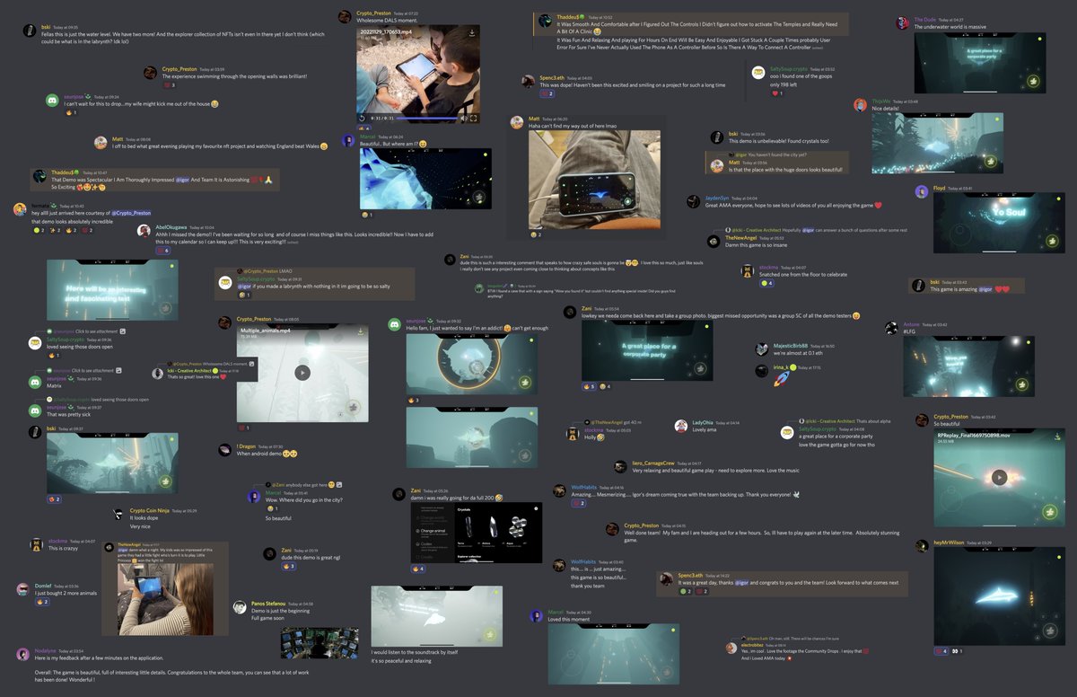 Yesterday was one of the most emotional days in my life. Thank you so much, the community demo game launched great.
I am so happy and thanks to the team for their professionalism.🖤