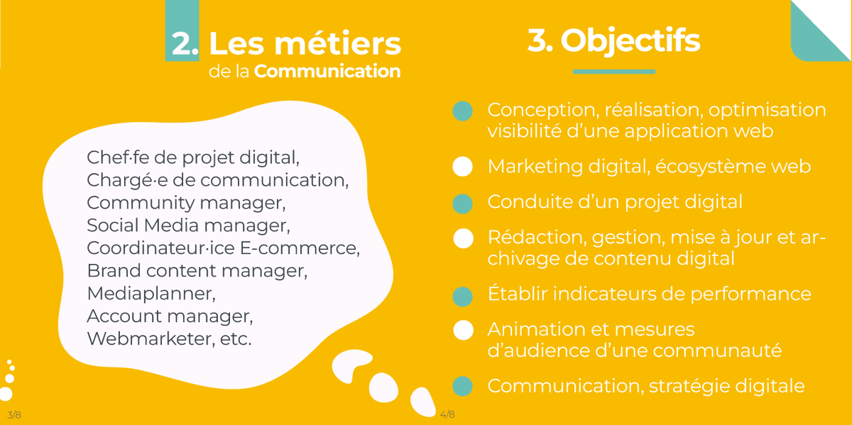Andilcampus's tweet photo. 🎓 Diplôme Chef de projet #digital spé. #Communication (niv. Bac +4)
💰 #Alternance
💰 CPF, AIF (Pôle #emploi), plan de développement des compétences, dispositif PRO-A, OPCO
📅 Rentrée : 17 mars 2023
📍 Présentiel : Labège &amp; distanciel : en ligne
🔗 https://t.co/x7RaAJ10g6 https://t.co/D7FsbaweAd