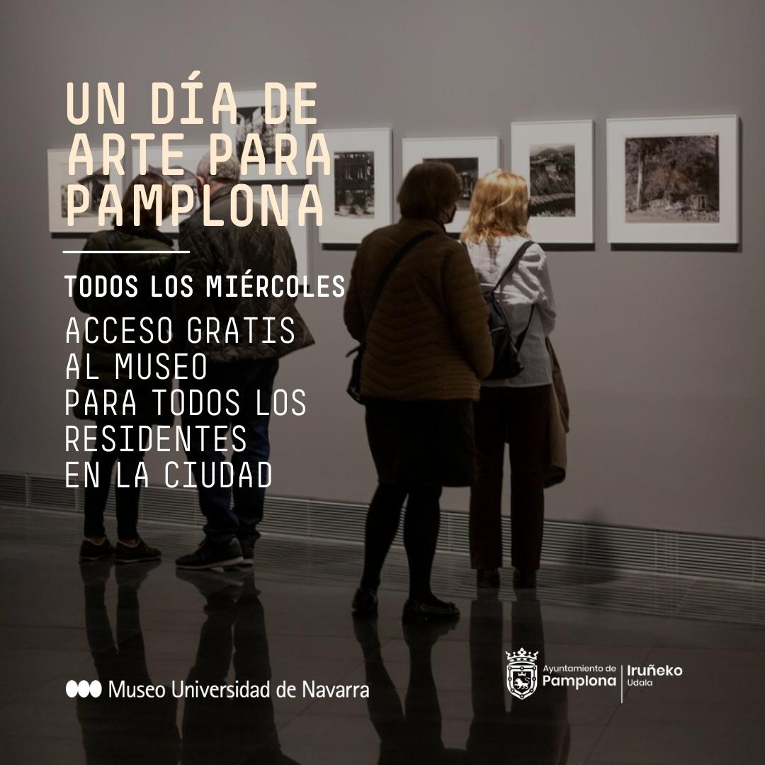 Museo_unav's tweet photo. #Exposiciones
Si resides en #Pamplona, cada miércoles tienes cita con el arte gracias a la iniciativa impulsada con el @Pamplona_ayto. Hoy podrás recorrer las exposiciones de #Alexanco, #Ribalta y #Salvans, además de la muestra dedicada a la Colección y el Espacio Ortiz Echagüe https://t.co/2BQVCcMGfd
