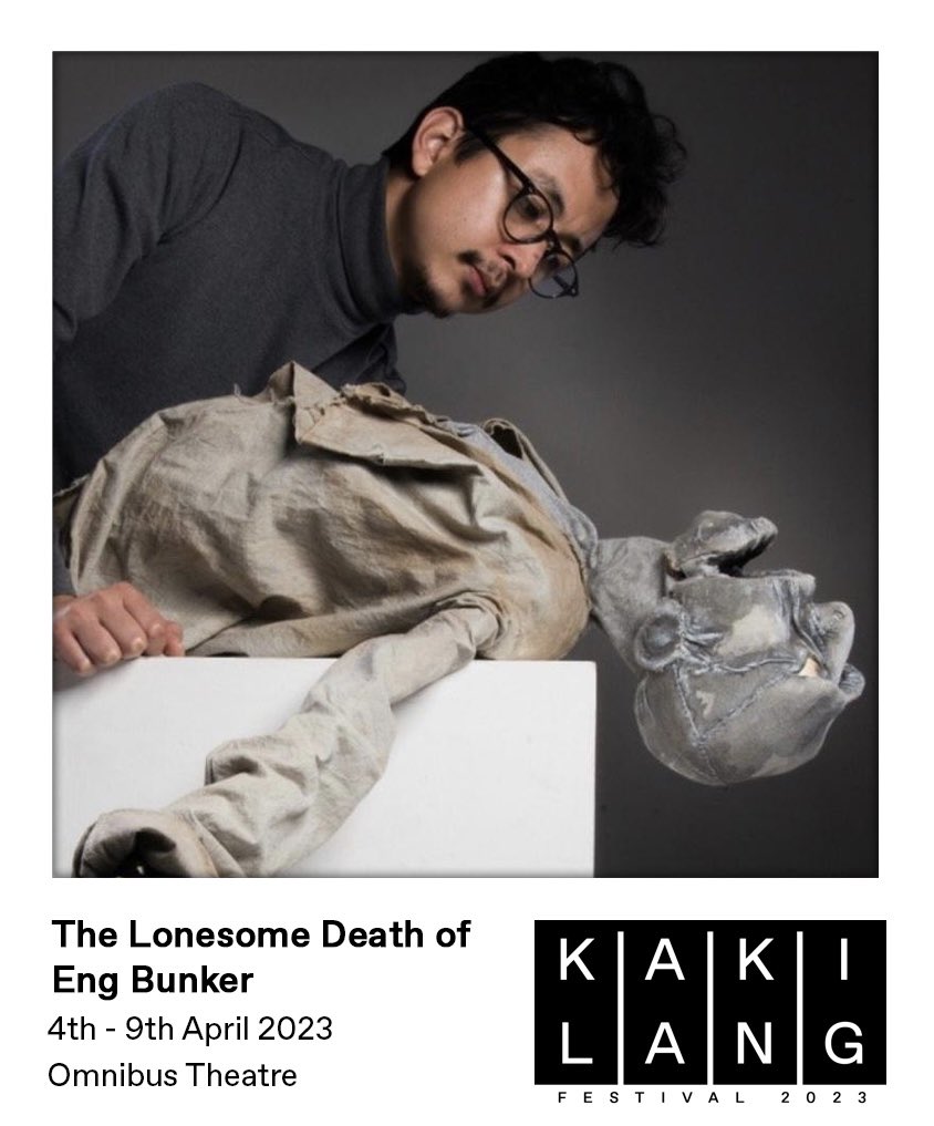 Kakilang (@kakilangarts) on Twitter photo Acclaimed theatremaker/performer <a href="/tobipostersu/">Tobi Poster-Su</a> presents THE LONESOME DEATH OF ENG BUNKER a new gothic horror tale of the final hours of Eng - following the death of his conjoined twin Chang - utilising puppetry, music and striptease <a href="/OmnibusTheatre/">Omnibus Theatre</a> 4-9 April… Acclaimed theatremaker/performer <a href="/tobipostersu/">Tobi Poster-Su</a> presents THE LONESOME DEATH OF ENG BUNKER a new gothic horror tale of the final hours of Eng - following the death of his conjoined twin Chang - utilising puppetry, music and striptease <a href="/OmnibusTheatre/">Omnibus Theatre</a> 4-9 April…