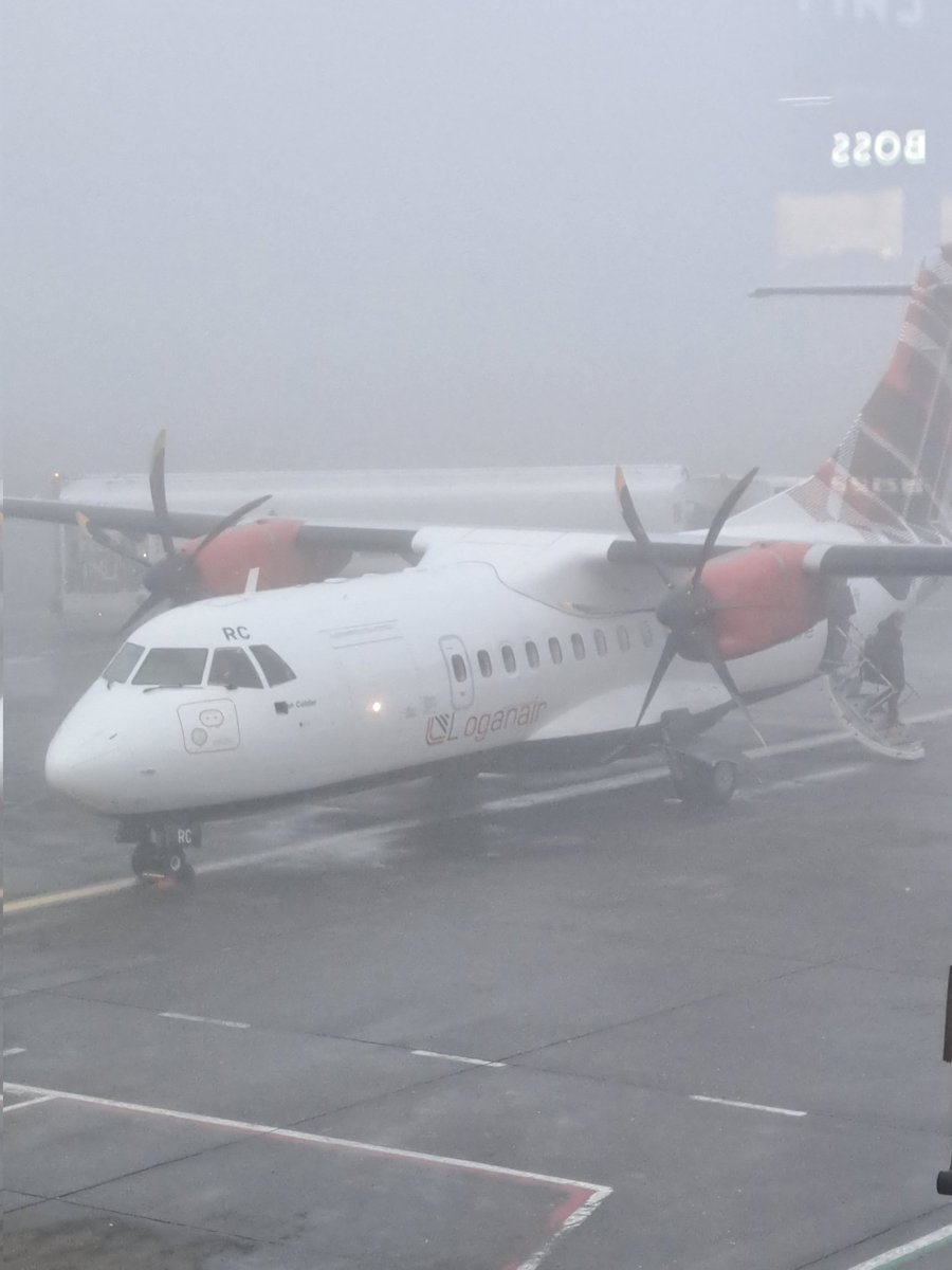 Small plane and much fog. It'll be fine....#workadventures