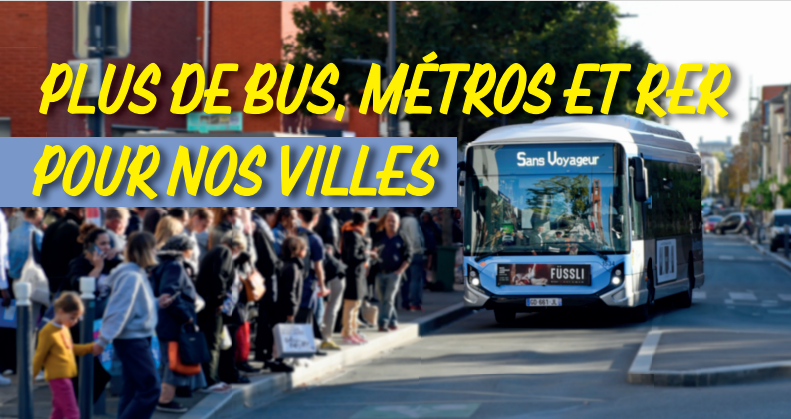 #EnsemblePourNosBus | Romainville se mobilise pour un service public de transport de qualité. Rassemblons-nous mercredi 7 décembre à 9h devant le siège du conseil régional pour des conditions de #transport dignes pour nos villes. Plus d’infos 👉 bit.ly/3VfHST7