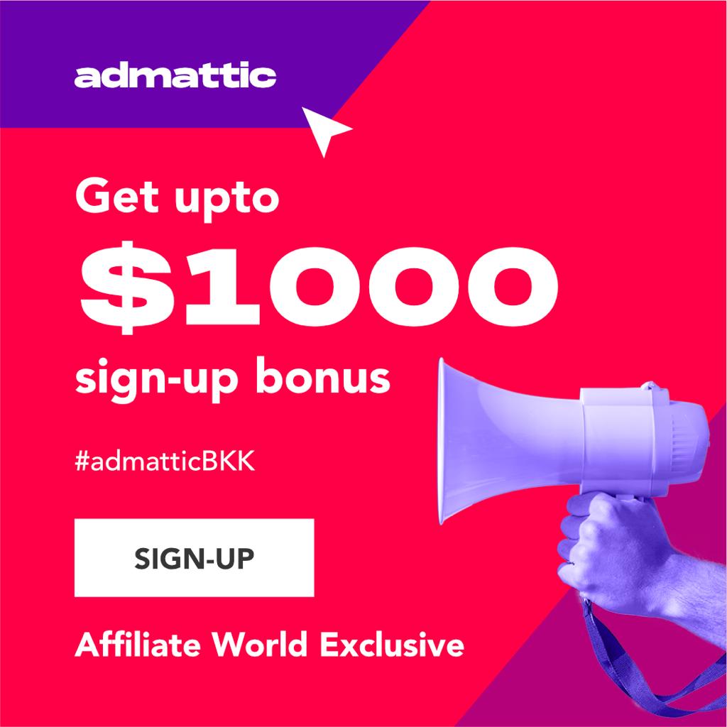 Ayushi1__'s tweet image. Martech got a new player, just met with #TeamAdmattic at the @AWconferences #AdmatticBKK  PS: received the sign-up bonus of 1000USD