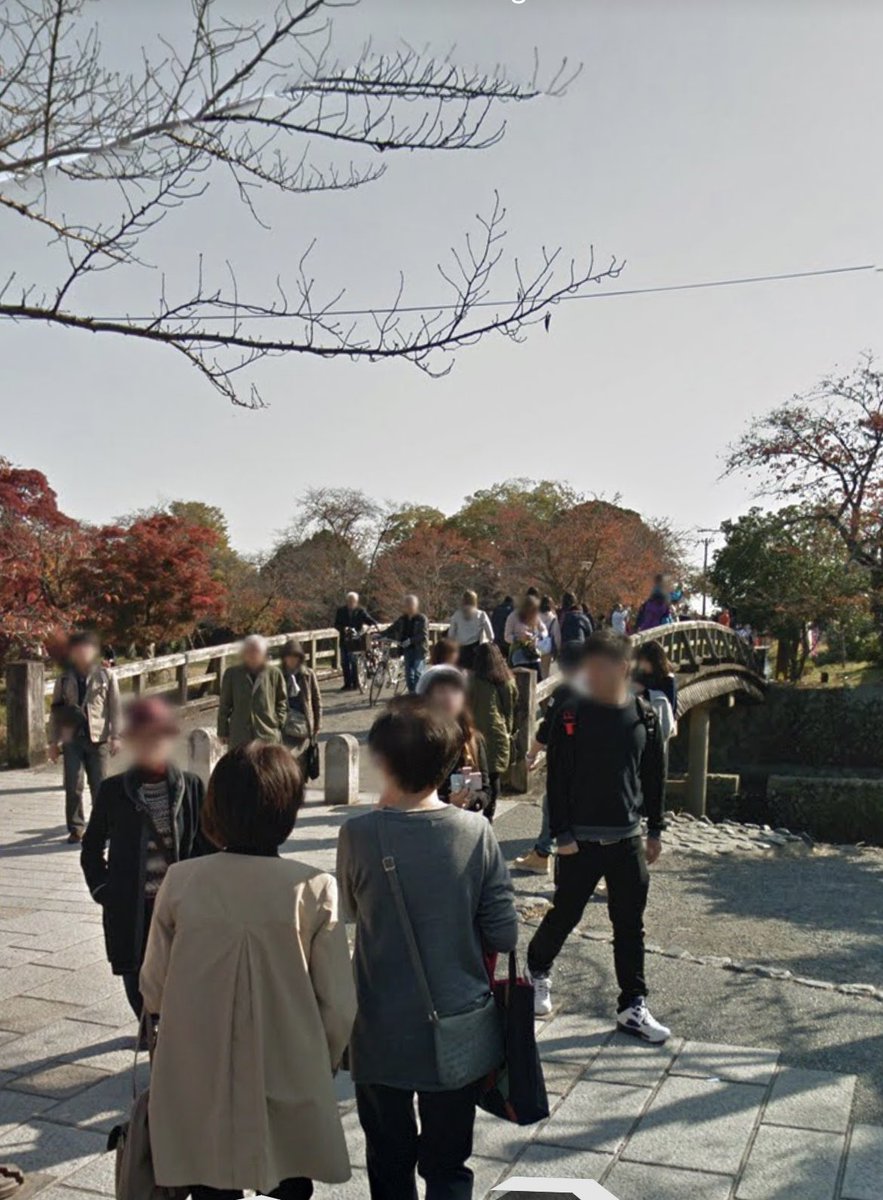 moon_still_'s tweet photo. 嵐山の中ノ島橋！ということは、taynewが食べてたのはおそらく芋栗パーラーブリキトタン京都嵐山店のパリパリ切揚だ！！(迷･探偵) https://t.co/9x5KsXx4lu