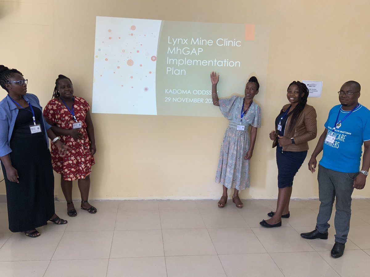 Teams representing the various health centers in Mash West have adopted #QualityRights trainings as part of their #MHGAP implementation plans. <a href="/MoHCCZim/">Ministry of HealthZW</a> <a href="/WHO_Zimbabwe/">WHO Zimbabwe</a> <a href="/friendshipbench/">Friendship Bench</a> <a href="/zvandiri/">Zvandiri</a> <a href="/Pamumvurizwe/">Pamumvuri</a> <a href="/MichelleFunk3/">Michelle Funk</a> <a href="/CBM_Global/">CBM Global Disability Inclusion</a> <a href="/CBM_Global_KE/">CBM Global Disability Inclusion - KE</a> <a href="/Zimttech_zw/">Zim-TTECH_official</a> <a href="/DebraMachando/">Debra Machando</a>