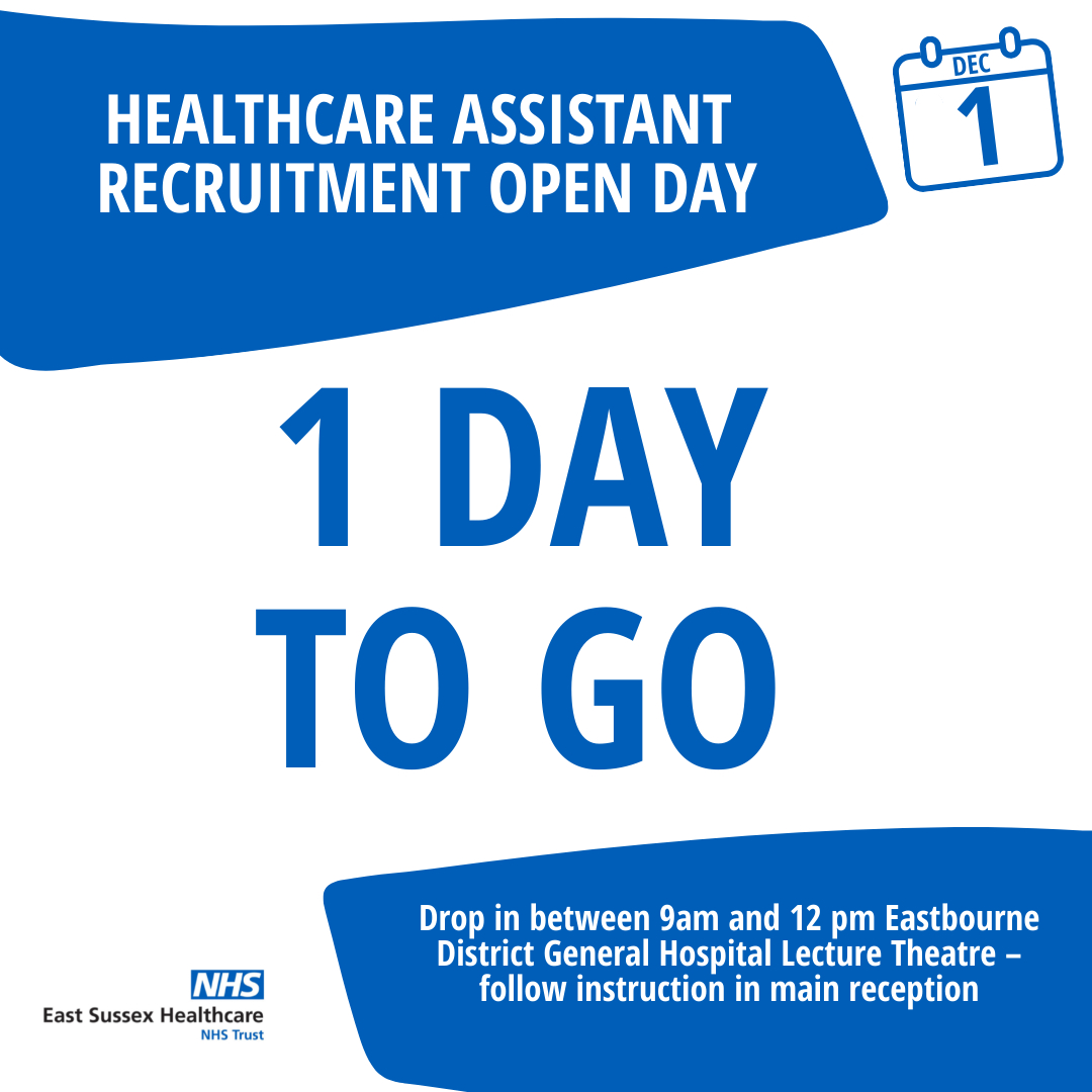 ESHTRecruitment's tweet photo. 📢TOMORROW 📢 
Open Day - Healthcare Assistants, New to care and Integrated support workers – interview on the day!

Come for a coffee and be inspired by our people https://t.co/EnHAABnc7F