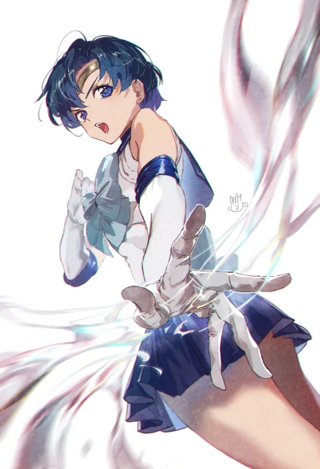久しぶりのセーラームーンのファンアート!亜美ちゃん!Fan art Sailor Mercury 