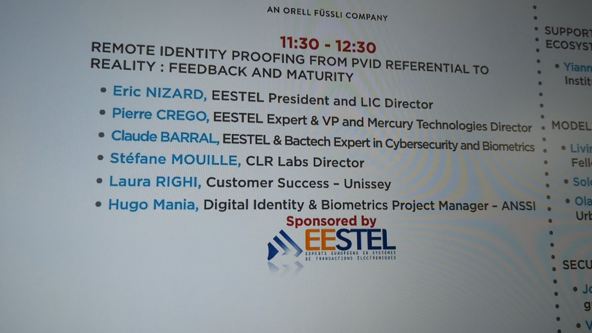 EESTEL_FR's tweet image. #Trustech2022 

Nos experts dans les starting blocks pour l'atelier sur la vérification d'identité à distance qui démarre à 11h30 ! 

#PVID #cybersecurite