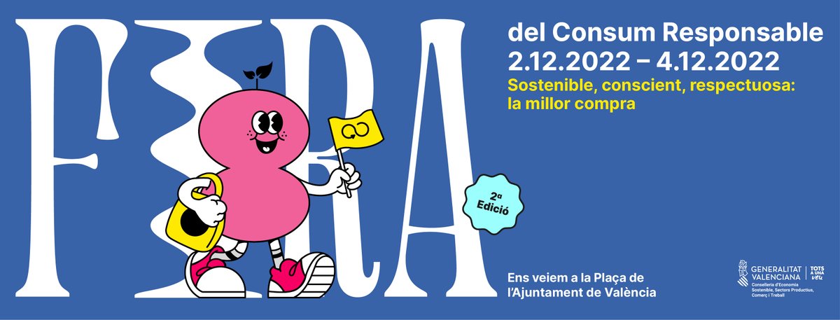 II Fira de consum responsable en la Comunitat Valenciana bit.ly/3Bka4wv @GVAeconomia <a href="/RosanaSeguiSanm/">Rosana Seguí</a>