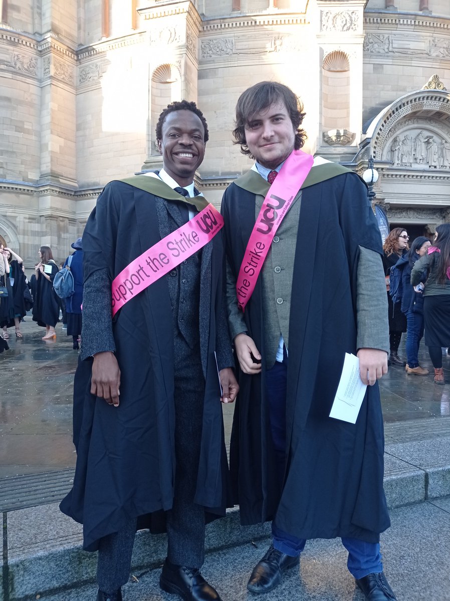 Happy graduation day! We worked very hard to support you in this achievement. Thrilled you also have our back! <a href="/EdinburghUni/">The University of Edinburgh</a> <a href="/ucuedinburgh/">UCU Edinburgh</a> <a href="/UCUSPresident/">UCU Scotland President</a> <a href="/ucu_solidarity/">UCU Solidarity Movement</a> #edinburghgrad #edinburghimpact