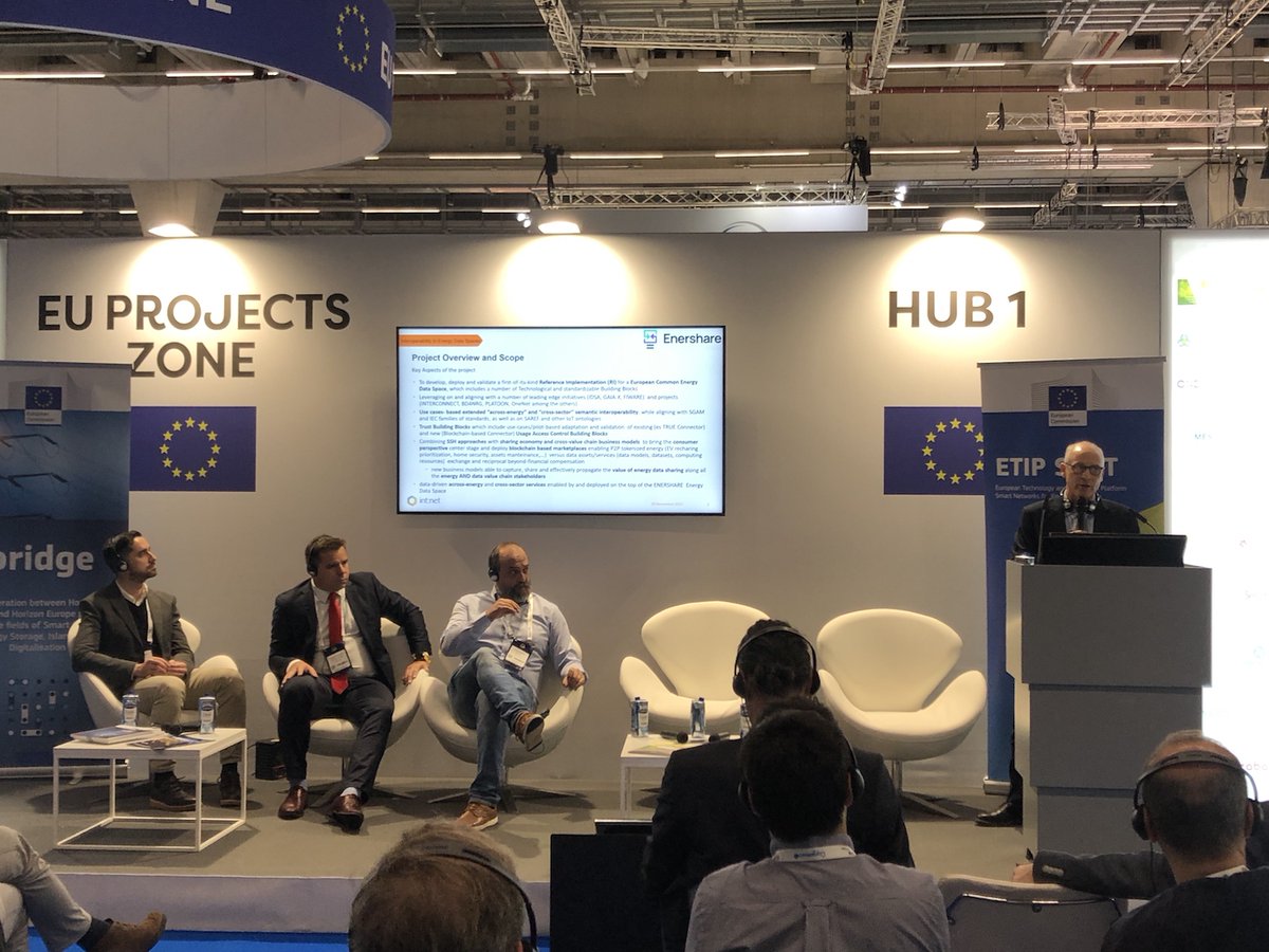 Enershare_eu's tweet image. Massimo Bertoncini participated in a session on “Interoperability in Energy Data Spaces” at #EnlitEurope. The session discussed the ongoing path toward the deployment of interoperability in a common European #energydataspace, analyzing requirements, barriers, and opportunities.