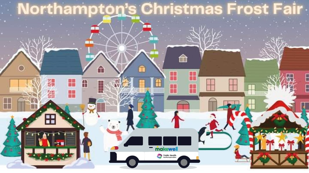 wemakewell's tweet photo. Look out for our wellbeing bus this sunday we will be at.....
Northampton's Christmas Frost Fair,
Market Square #northampton
9am – 5pm - Sun 4th
#festive #christmas #market #craftstalls https://t.co/RpfhT6MWgn