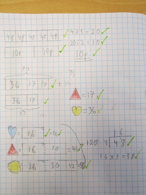 MrMacnair's tweet photo. Last day of #Barvember and my students are keen to impress, we even used colours! I'm entering them all. @WhiteRoseMaths 4/4 https://t.co/IZMYdaMm90