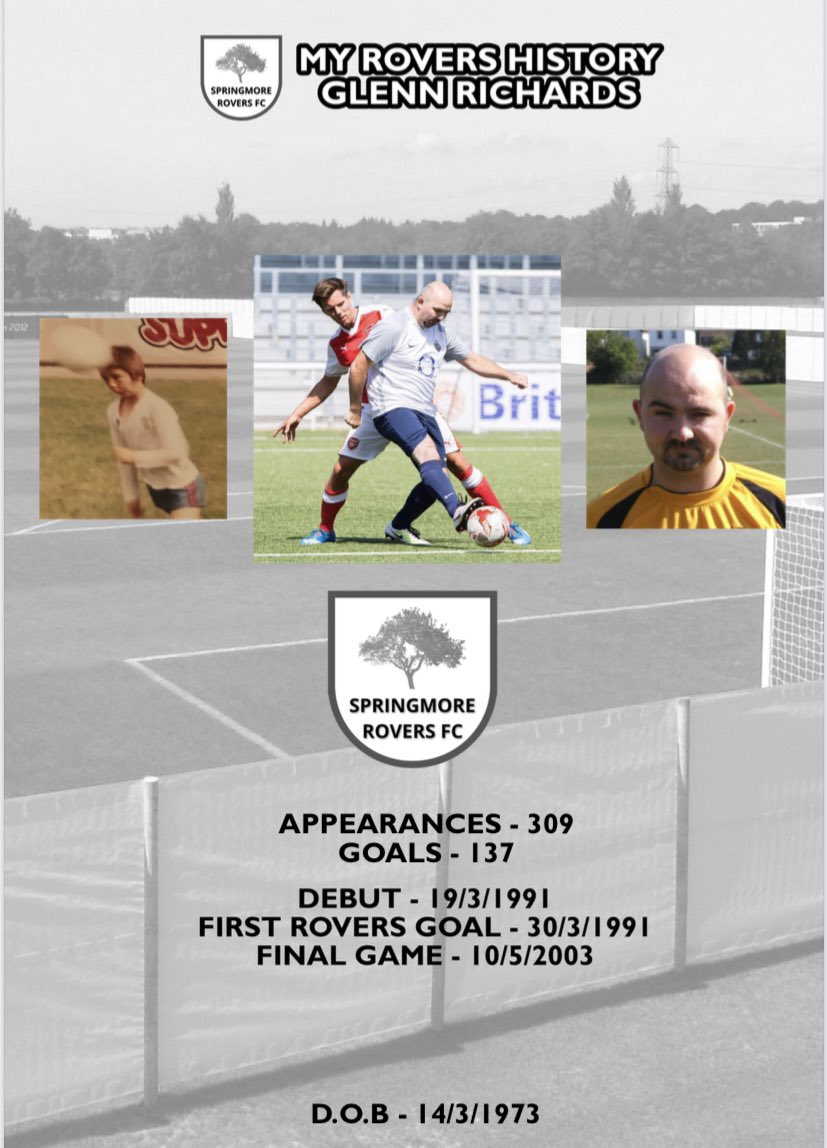 PaulBridger73's tweet photo. #day4 #tendaysofidolatry huge thanks @whulegends_XI for the fantastic work designing #myRoversHistory get your own bespoke #westham memories for #christmas #GlennRichards #formerplayer #SpringmoreRovers #theatre #newwriting https://t.co/zGEklhDOEU https://t.co/3Gy3V2JC9f