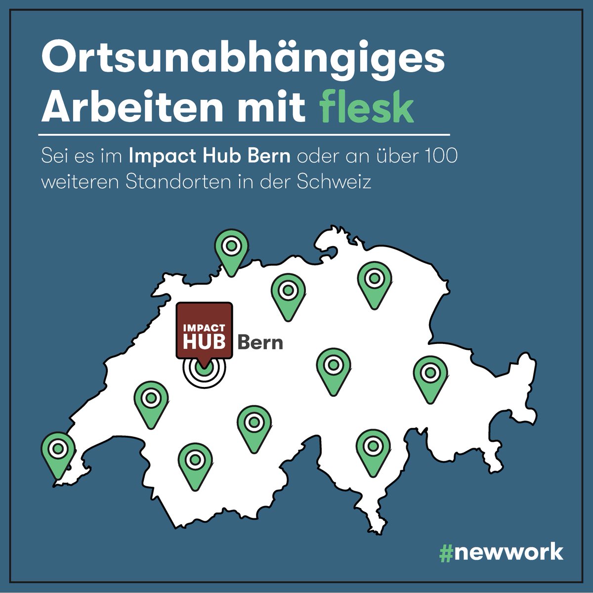 Impact Hub Bern (@impacthubbern) on Twitter photo Good News: <a href="/impacthubbern/">Impact Hub Bern</a> lanciert ab sofort die Zusammenarbeit mit <a href="/flesk_ch/">Flesk</a>. 🚀 Damit erhalten Firmen und Mitarbeitende Zugang zu flexiblen Arbeitsplätzen und Meetingräumen im <a href="/impacthubbern/">Impact Hub Bern</a> - und über 100 weiteren Workspaces in der ganzen Schweiz. Mehr👉flesk.ch Good News: <a href="/impacthubbern/">Impact Hub Bern</a> lanciert ab sofort die Zusammenarbeit mit <a href="/flesk_ch/">Flesk</a>. 🚀 Damit erhalten Firmen und Mitarbeitende Zugang zu flexiblen Arbeitsplätzen und Meetingräumen im <a href="/impacthubbern/">Impact Hub Bern</a> - und über 100 weiteren Workspaces in der ganzen Schweiz. Mehr👉flesk.ch