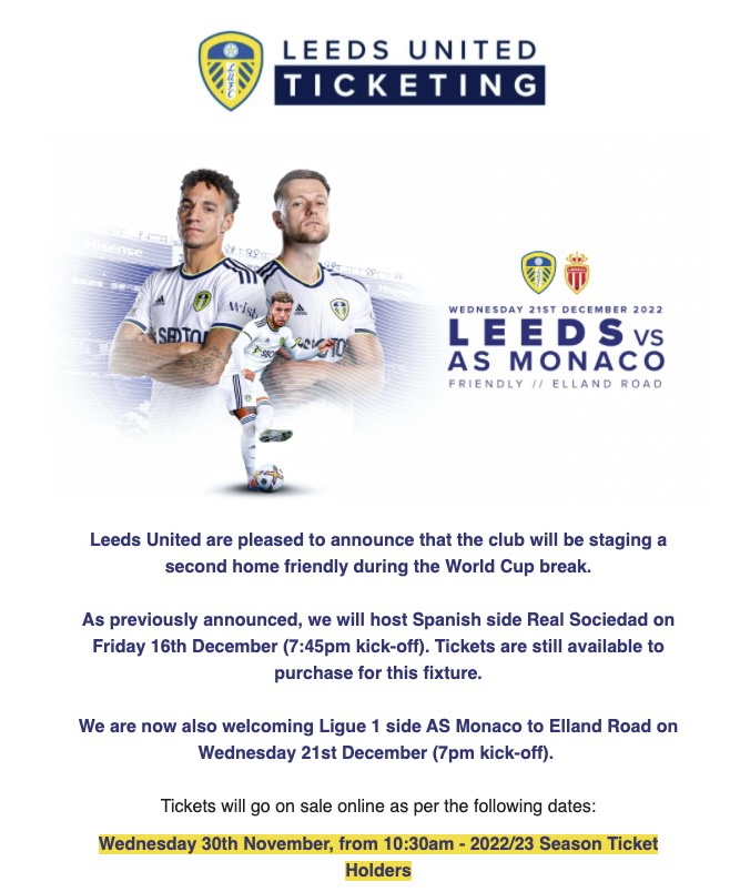 So we fucked about in the league cup throwing the game, everyone says 'fixture congestion' then we organise an absolutely pointless friendly the same week as the next round. Only my club... #lufc