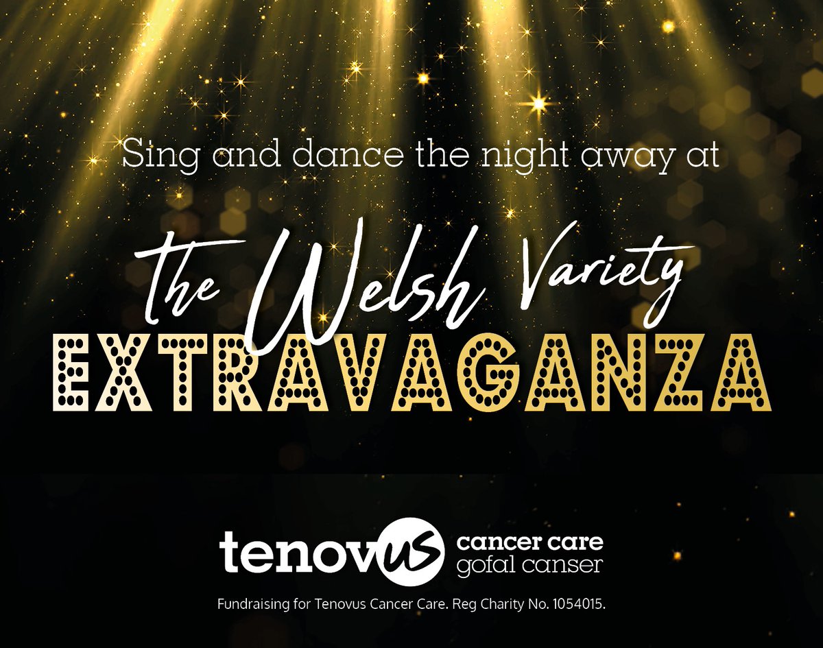 **NOW ON SALE** Tenovus Cancer Care celebrate 80 years of their amazing work with The Welsh Variety Extravaganza on Friday 3 March 2023 featuring Amy Wadge, Amy Dowden, Mike Bubbins, Sophie Evans and many more to be announced! 🎟️🎟️🎟️ 029 2087 8444 / bit.ly/3VloR1Q