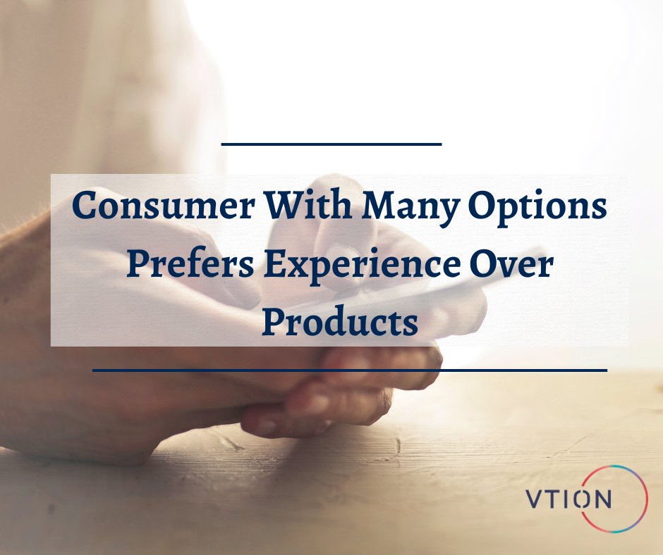 Consumer With Many Options Prefers Experience Over Products! What do you think?

Click below to know more about VTION and its offerings!

timestech.in/consumer-with-…

#tech #digitalmarketing #consumerinsights
