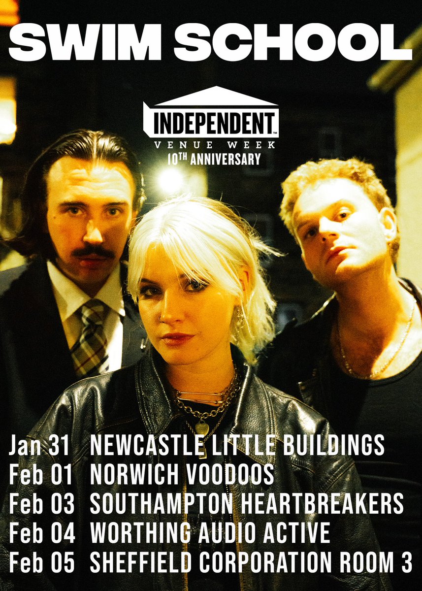 weareswimschool's tweet image. we are so excited to announce we are teaming up with Independent Venue Week for a run of shows in january/february 2023.
tickets on now via the link below. we can’t wait to see you all 🖤
independentvenueweek.com/uk/shows/