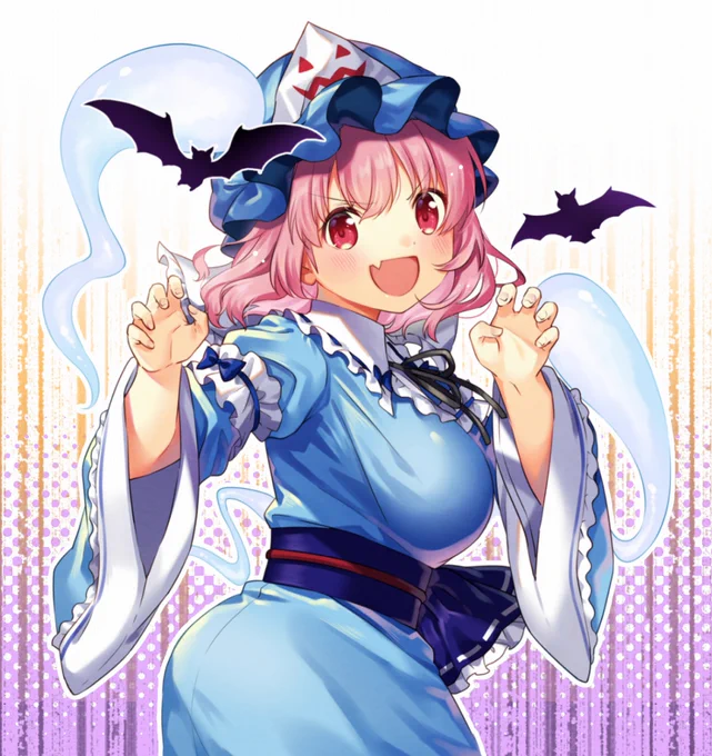 ハロウィンから一か月経ったのでBOOTH特典のイラスト公開!(^ω^) 
