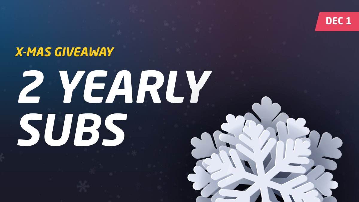 HELLO DECEMBER!
We're giving out 2 Yearly pro's for you and a friend 🤩 
Like, RT &amp; comment who you'll share the prize with to enter the draw 👏

Winners will be announced tomorrow in the comments 👇