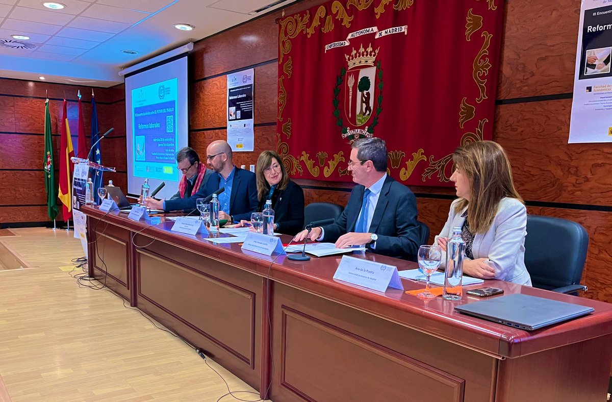 El director de la #OIT para España <a href="/felixpeinado/">Félix Peinado</a> ha inaugurado el III Encuentro <a href="/UAM_OIT/">UAM_OIT</a> <a href="/UAM_Economicas/">UAM | Económicas</a> para analizar la reforma laboral española, fruto del diálogo social