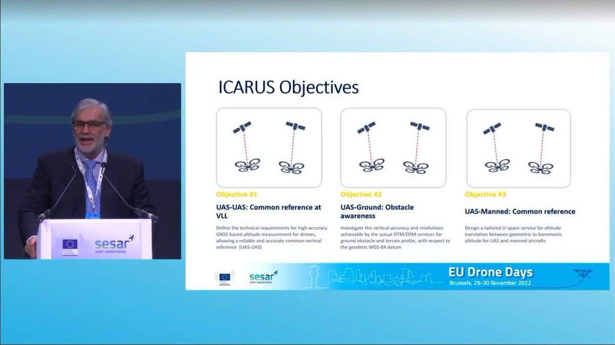 U-space ICARUS (@uspaceicarus) on Twitter photo ICARUS presentation in #EUDroneDays in Brussels, Belgium.
This morning Manuel Oñate highlighted how the ICARUS project in contributed to the U-space definition.
<a href="/SESAR_JU/">SESAR JU🇪🇺✈️</a> ICARUS presentation in #EUDroneDays in Brussels, Belgium.
This morning Manuel Oñate highlighted how the ICARUS project in contributed to the U-space definition.
<a href="/SESAR_JU/">SESAR JU🇪🇺✈️</a>