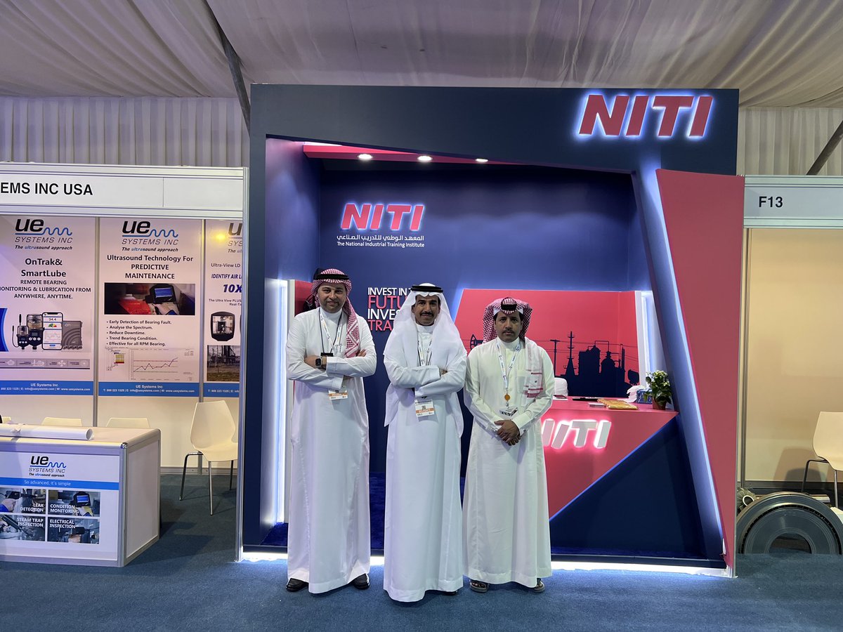 niti_ksa's tweet photo. برعاية فضية، شارك المعهد الوطني للتدريب الصناعي (NITI) في المؤتمر و المعرض مينتكون 2022 السادس في مملكة البحرين.
يركز المعرض على التكنولوجيا و التطورات في التحول الرقمي في مجالات الصيانة والاعتمادية و إدارة الأصول.
#maintcon
#maintcon2022 https://t.co/YqjDPlwU4o