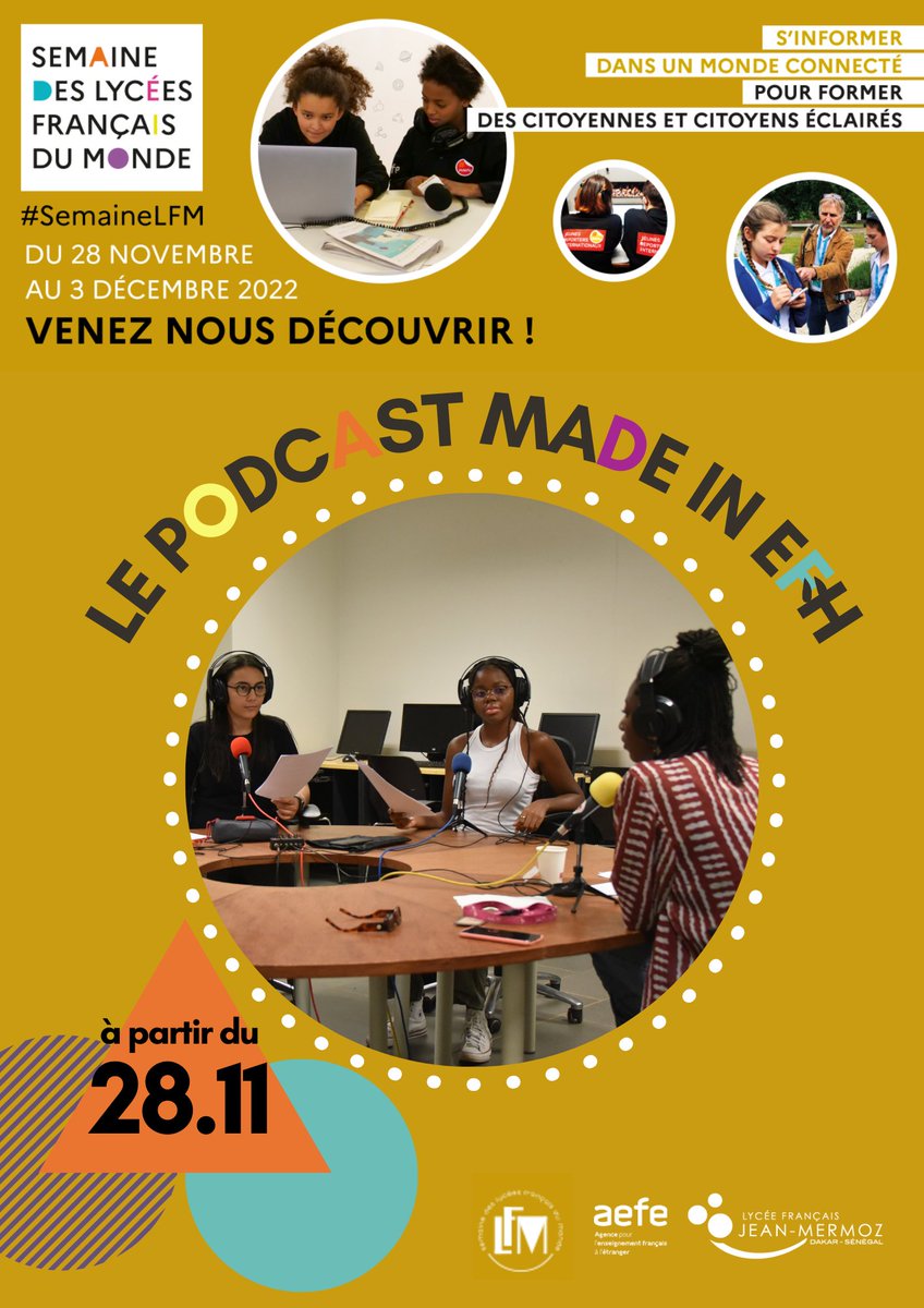 lycee_mermoz's tweet image. #slfm 🌎I Le collectif EFH du #lfjm rencontre Elena Bougaire, co-fondatrice du podcast #féministe africain Kimpavita et tente de décrypter pourquoi &amp;amp; de comment le podcast est un média utilisé pour militer.🎙
🎧A écouter ici : audioblog.arteradio.com/blog/194052/po…
 @aefeinfo