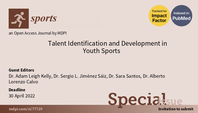Sports (@sports_mdpi) on Twitter photo #mdpisports 34 papers were published in this issue. Recommend this "Star Special Issue issue" to you!
#Talent Identification and Development in Youth Sports mdpi.com/si/77729 #mdpisports via <a href="/Sports_MDPI/">Sports</a>
by <a href="/AdamKelly07/">Dr Adam L. Kelly</a>
Sergio L. Jiménez Sáiz
<a href="/SaraDLSantos/">Sara Santos</a>
<a href="/albertorenzo/">Alberto Lorenzo</a> #mdpisports 34 papers were published in this issue. Recommend this "Star Special Issue issue" to you!
#Talent Identification and Development in Youth Sports mdpi.com/si/77729 #mdpisports via <a href="/Sports_MDPI/">Sports</a>
by <a href="/AdamKelly07/">Dr Adam L. Kelly</a>
Sergio L. Jiménez Sáiz
<a href="/SaraDLSantos/">Sara Santos</a>
<a href="/albertorenzo/">Alberto Lorenzo</a>