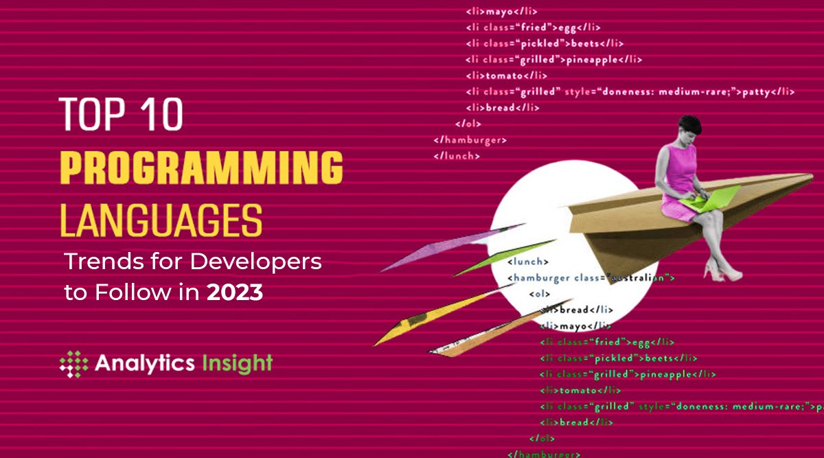 analyticsinme's tweet image. Top 10 Programming Language Trends for Developers to Follow in 2023
bit.ly/3UyFKVH
#ProgrammingLanguageTrends #ProgrammingLanguage #ProgrammingLanguageTrends2023 #TopProgrammingLanguageTrends #ProgrammingLanguages #AI #AINews #AnalyticsInsight #AnalyticsInsightMagazine